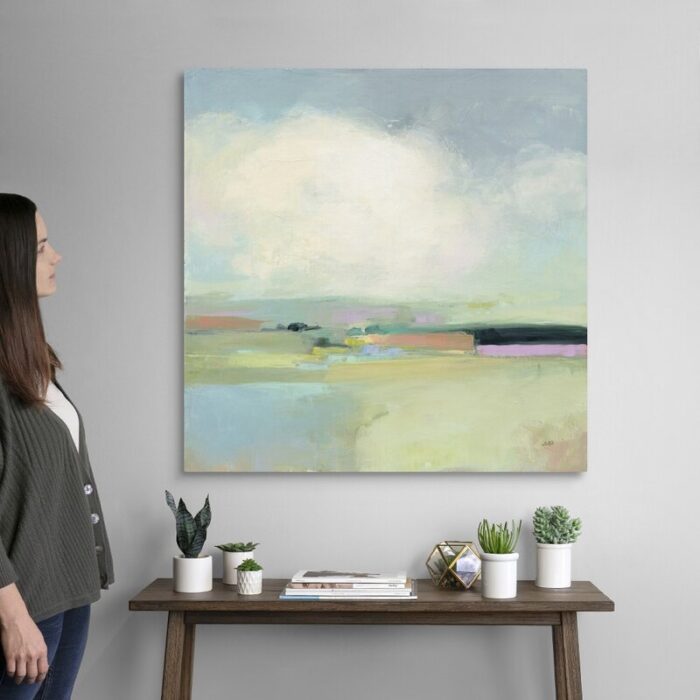 ” Colorful Horizon I ” by Julia Purinton Painting Print - Chic Decora