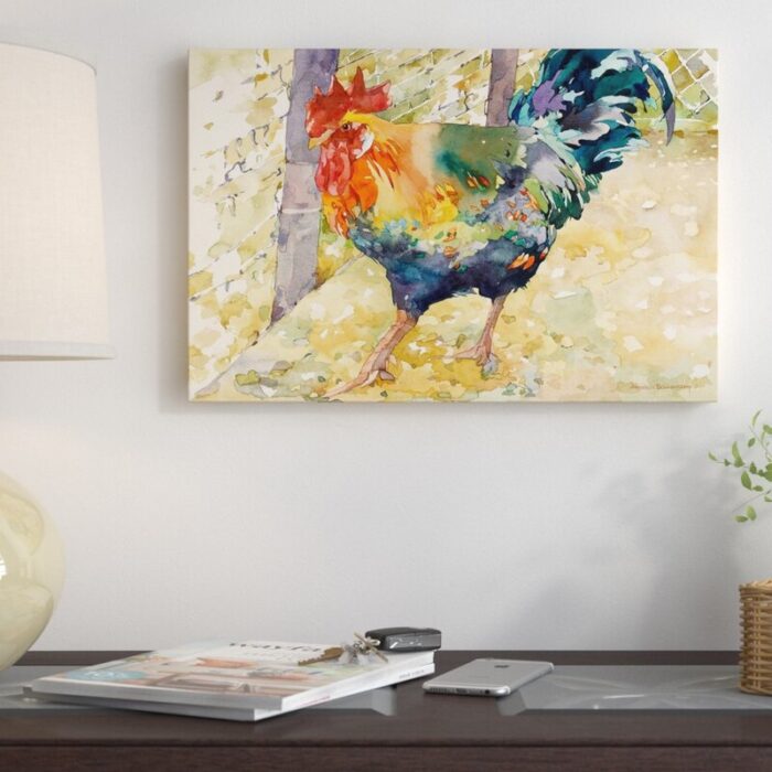 ” Colorful Rooster ” by Annelein Beukenkamp - Chic Decora