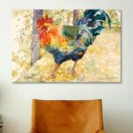 ” Colorful Rooster ” by Annelein Beukenkamp - Chic Decora