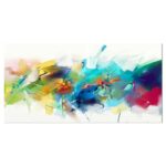 ” Contemporary Brush Stroke Colorful “ - Chic Decora