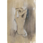 ” Contemporary Draped Figure I ” by Ethan Harper Painting Print - Chic Decora