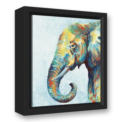 ” Cool Colorful Elephant Black “ - Chic Decora