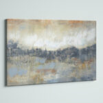 ” Cool Grey Horizon I ” Painting Print - Chic Decora