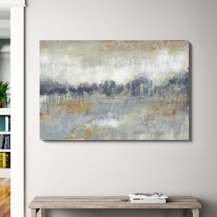 ” Cool Grey Horizon II ” by Jennifer Goldberger - Chic Decora