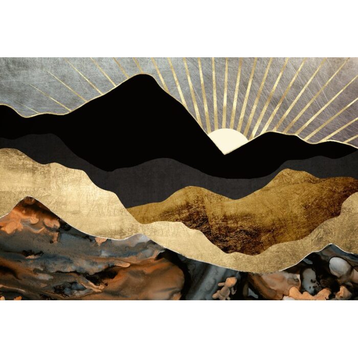 ” Copper And Gold Mountains “ - Chic Decora