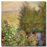 ” Corner Of The Garden At Montgeron, 1876 ” by Claude Monet - Chic Decora