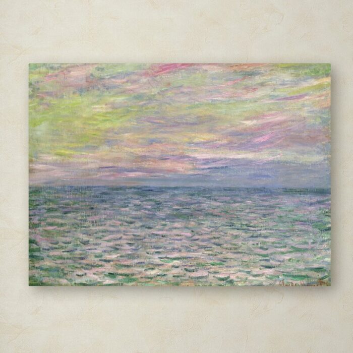 ” Coucher De Soleil A Pourville ” by Claude Monet - Chic Decora