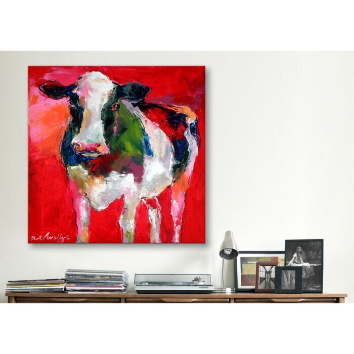 ” Cow ” by Richard Wallich - Chic Decora