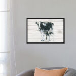 ” Cow And Calf On Wood ” by Emily Adams - Chic Decora