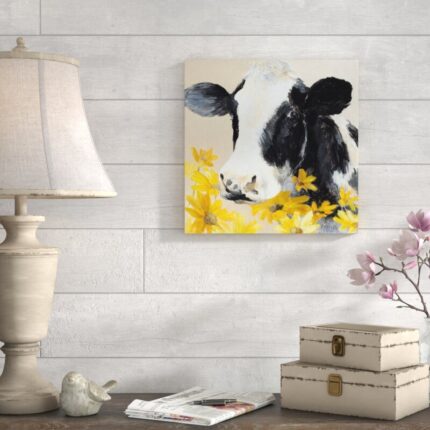 ” Cow Yellow Wild Flower “ - Chic Decora