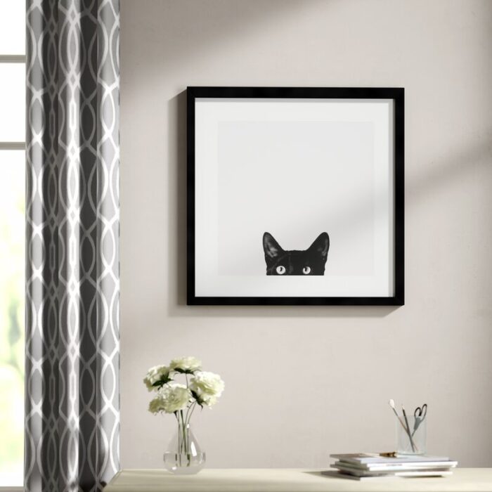 ” Curiosity (Cat) ” by Jon Bertelli - Chic Decora