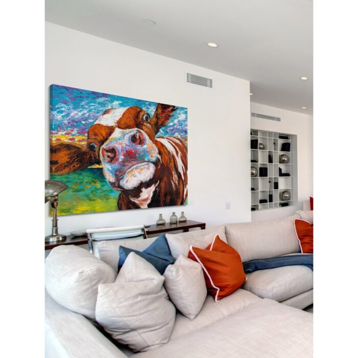 ” Curious Cow I “ - Chic Decora