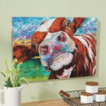 ” Curious Cow I ” by Carolee Vitaletti - Chic Decora