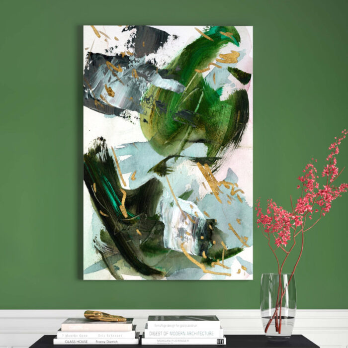 ” Dark Emerald I “ - Chic Decora