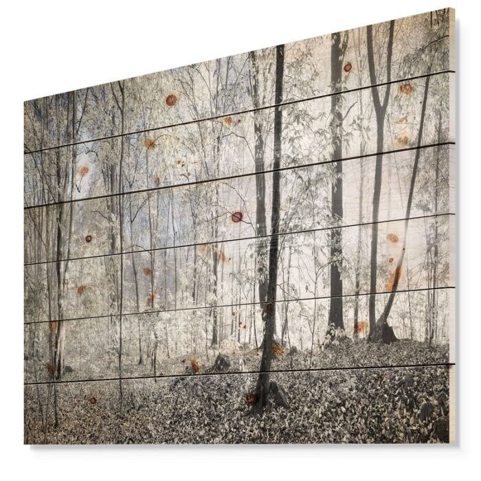 ” Dark Morning In Forest Panorama “ - Chic Decora