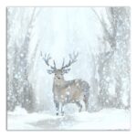 ” Deer In Winter Wonderland “ - Chic Decora