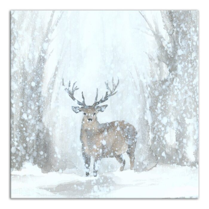 ” Deer In Winter Wonderland “ - Chic Decora