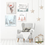 ” Deer In Winter Wonderland “ - Chic Decora