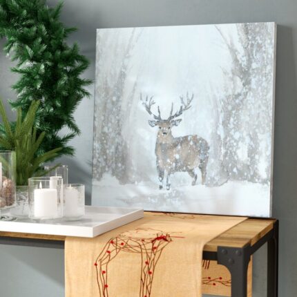 ” Deer In Winter Wonderland “ - Chic Decora