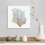 ” Delicate Coral I ” by Isabelle Z Painting Print - Chic Decora