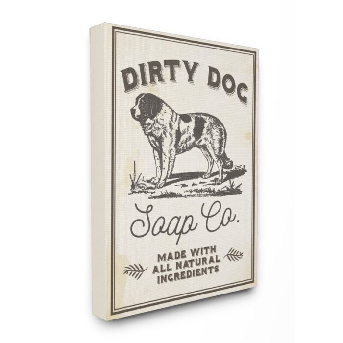 ” Dirty Dog Soap Co ” by Daphne Polselli - Chic Decora