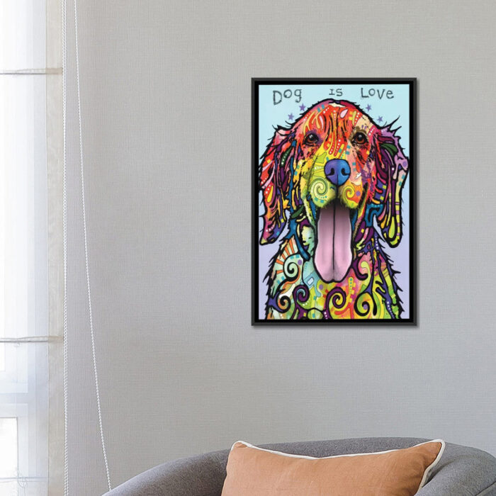 ” Dog Is Love ” by Dean Russo - Chic Decora