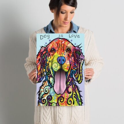 ” Dog Is Love ” by Dean Russo - Chic Decora