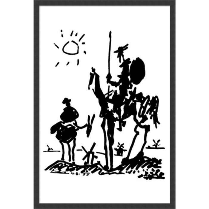 ” Don Quixote ” by Pablo Picasso - Chic Decora