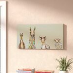 ” Donkey, Llama, Goat, Sheep ” by Eli Halpin - Chic Decora