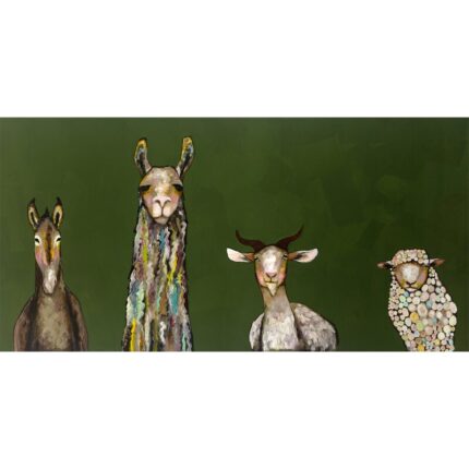 ” Donkey, Llama, Goat, Sheep ” by Eli Halpin - Chic Decora