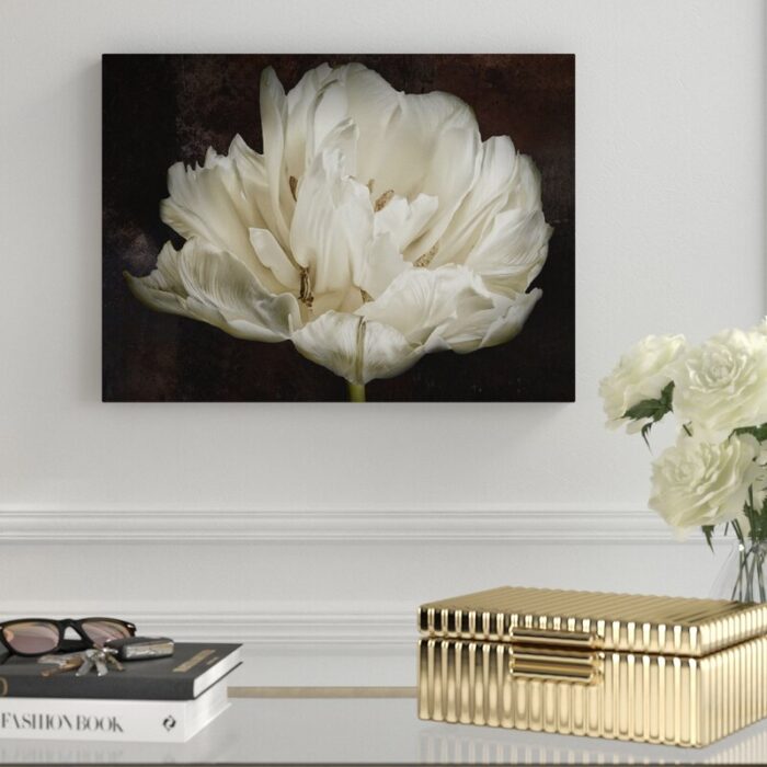 ” Double White Tulip ” by Cora Niele - Chic Decora