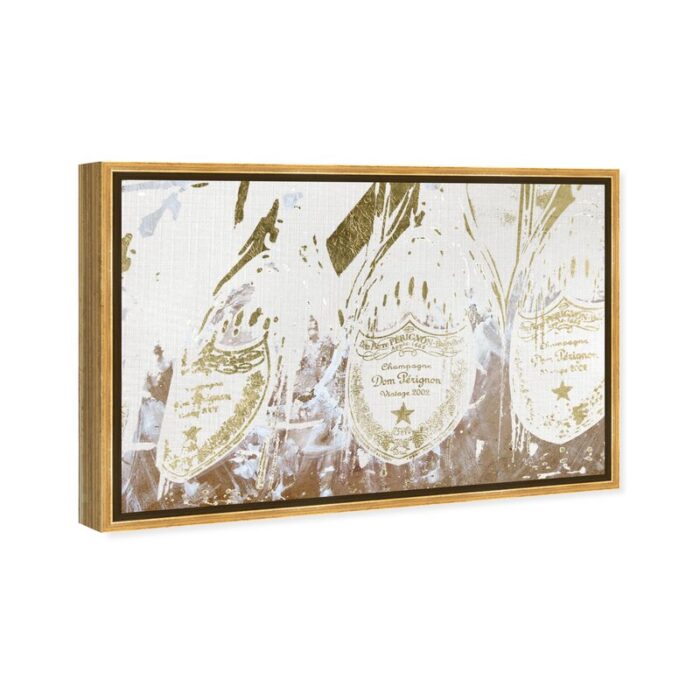 ” Drinks And Spirits Champagne Showers, Modern & Contemporary Gold ” by Oliver Gal - Chic Decora