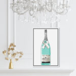 ” Drinks And Spirits Priceless Champagne Bottle ” by Oliver Gal - Chic Decora