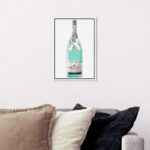 ” Drinks And Spirits Priceless Champagne Bottle ” by Oliver Gal - Chic Decora