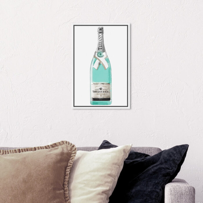 ” Drinks And Spirits Priceless Champagne Bottle ” by Oliver Gal - Chic Decora