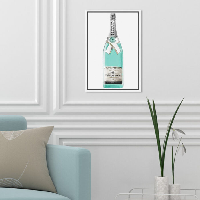 ” Drinks And Spirits Priceless Champagne Bottle ” by Oliver Gal - Chic Decora