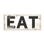 ” EAT Typography Vintage Sign ” by Jennifer Pugh - Chic Decora