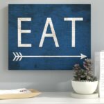 ” Eat With Arrow Blue ” by Daphne Polselli - Chic Decora