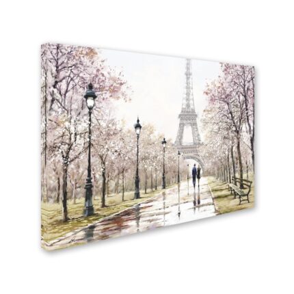 ” Eiffel Tower Pastel ” Painting Print - Chic Decora