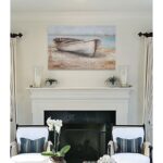 ” Embellished Whitewashed Boat “ - Chic Decora