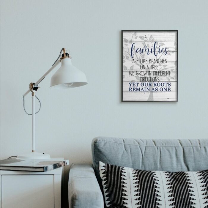 ” Family Branches And Roots Phrase Tree Growth Inspiration ” by Kim Allen - Chic Decora