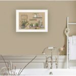 “Farmhouse Bath II” Framed Wall Art for Living Room, Bedroom Wall Decoration by Pam Britton - Chic Decora