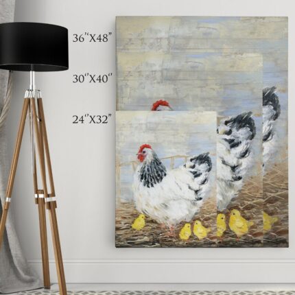 ” Farmhouse Chicken ” by Sally Swatland - Chic Decora