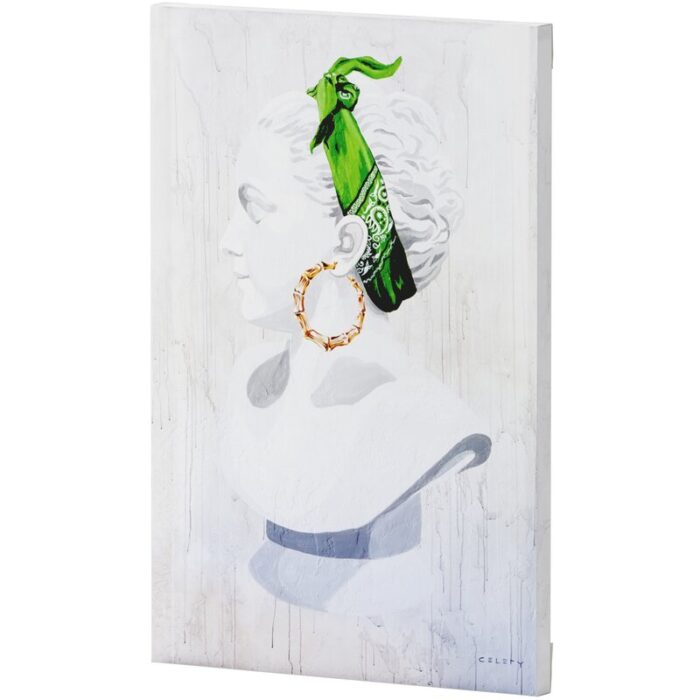 ” Fashion And Glam Celery Jones – Venus From The Block, Industrial White ” by Oliver Gal - Chic Decora