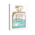 ” Fashion And Glam Coco Water Love, Glam Blue “ - Chic Decora