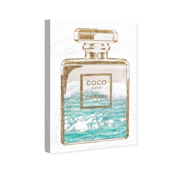 ” Fashion And Glam Coco Water Love, Glam Blue “ - Chic Decora