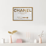 ” Fashion And Glam Couture Road Sign ” Painting Print - Chic Decora