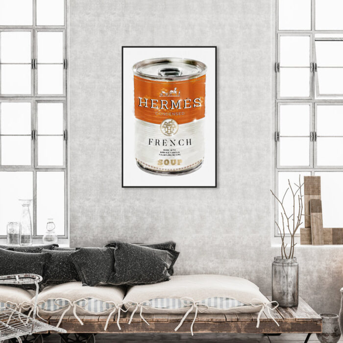 ” Fashion And Glam French Luxe Soup Soup Can “ - Chic Decora