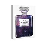 ” Fashion And Glam Galaxy To Paris Parfum, Glam Purple “ - Chic Decora