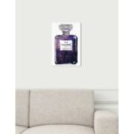 ” Fashion And Glam Galaxy To Paris Parfum, Glam Purple “ - Chic Decora